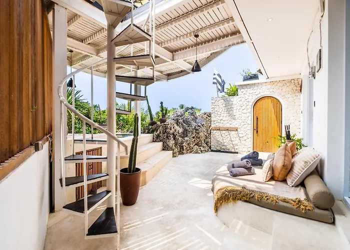 Villa Beachfront 2bdrs Private - Bingin *